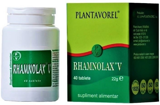 Poza cu Plantavorel Rhamnolax V - 40 tablete