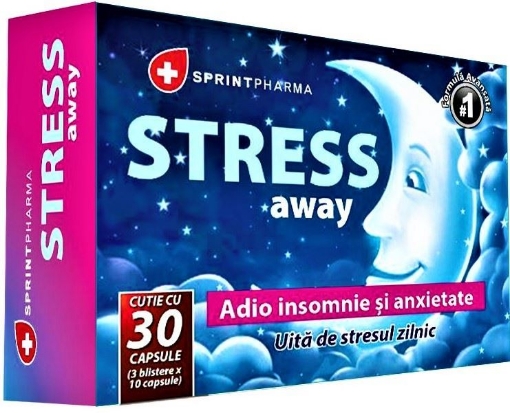 Poza cu Stress away - 30 capsule Sprint Pharma