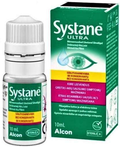 Poza cu Systane Ultra picaturi oftalmice fara conservanti - 10ml Alcon