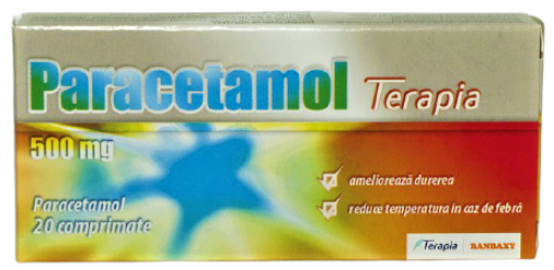 Poza cu Paracetamol 500mg - 20 Comprimate Terapia