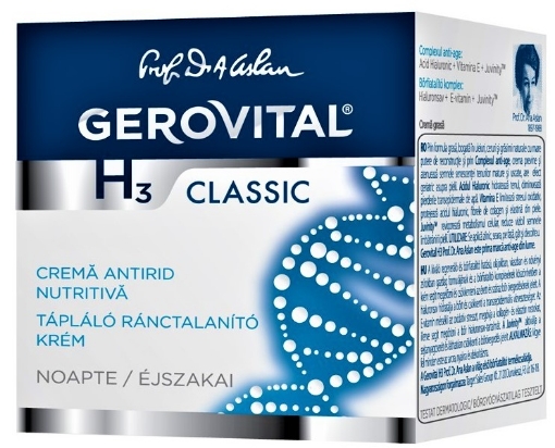 Gerovital H3 Clasic Crema Antirid Nutritiva - 50ml