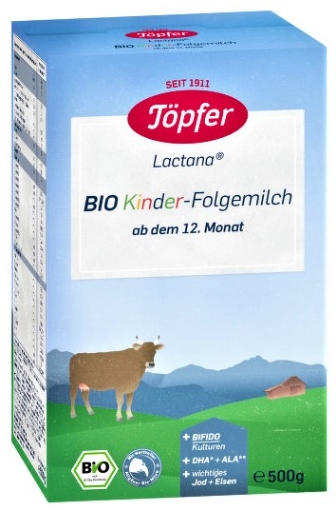 Topfer Kinder organic follow-on milk lapte praf - 500 grame