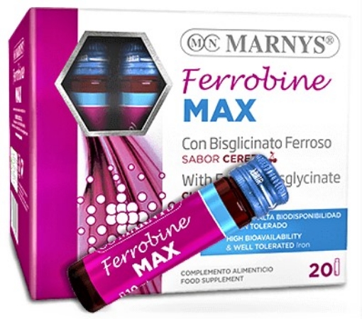 Poza cu Ferrobine Max Fier+Zinc+Vitamine - 20 fiole