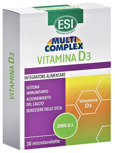 Poza cu Esitalia Multicomplex vitamina D3 2000UI - 30 tablete
