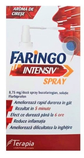 Poza cu Faringo Intensiv spray 8.75mg - 15ml Terapia