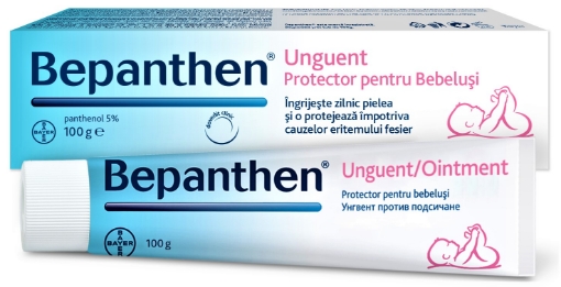 Poza cu Bepanthen unguent - 100 grame - ingrijeste si protejeaza pielea impotriva iritatiilor de scutec