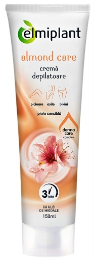 Poza cu Elmiplant Crema depilatoare pentru piele sensibila Almond Care - 150ml