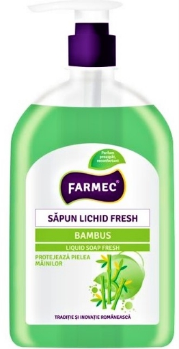 Poza cu Farmec sapun lichid Fresh cu extract de bambus - 500ml