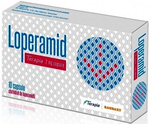 Poza cu Loperamid 2mg - 10 capsule Terapia