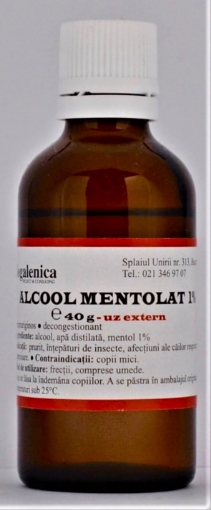 Poza cu Biogalenica Alcool mentolat 1% - 40ml