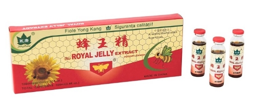 Poza cu  Royal Jelly (laptisor matca) fiole buvabile 10ml - 10 fiole China