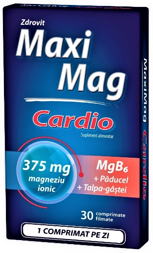 Poza cu Zdrovit MaxiMag Cardio - 30 comprimate filmate