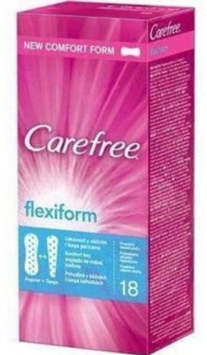 Poza cu Carefree Cotton Flexiform Fresh - 18 bucati