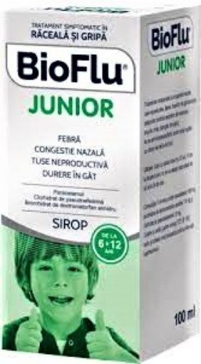 Poza cu BioFlu Junior sirop - 100ml Biofarm