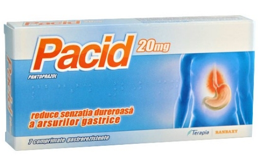 Poza cu Pacid 20mg - 14 comprimate gastrorezistente Terapia