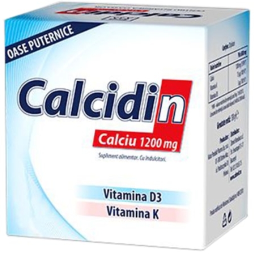 Poza cu Zdrovit Calcidin 1200mg + vitamina D3 + vitamina K - 20 plicuri