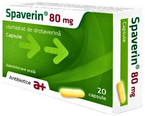 Poza cu Spaverin 80mg - 20 capsule Antibiotice Iasi