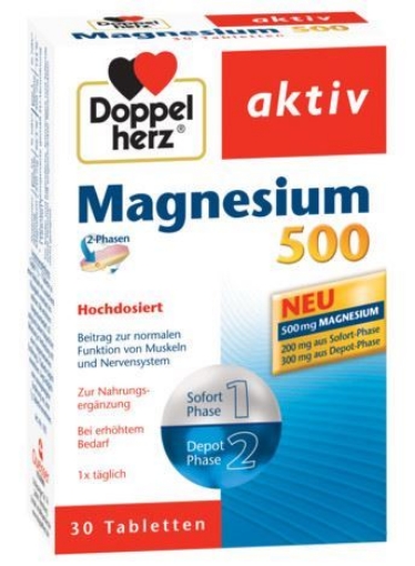 Poza cu Doppelherz Aktiv Magneziu 500mg - 30 tablete