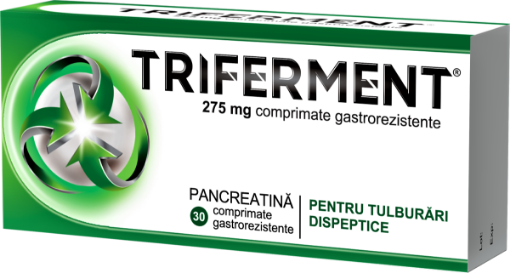 Poza cu Triferment - 30 comprimate gastrorezistente Biofarm