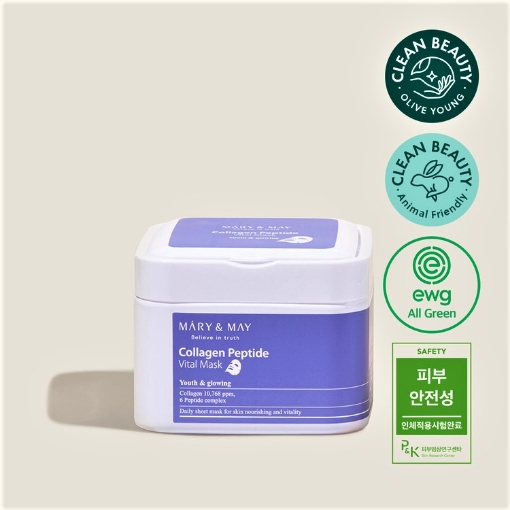Poza cu mary and may collagen peptide vital mask 400ml