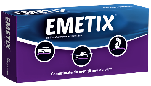 Poza cu Emetix - 30 comprimate de inghitit sau de supt Fiterman Pharma