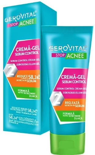 gerovital plant stop acnee crema-gel sebum control 50ml 4570