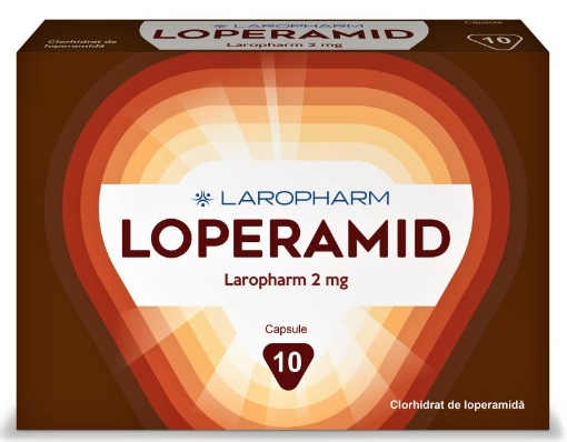 Poza cu Loperamid 2mg - 10 capsule Laropharm