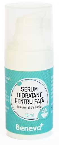 Serum Hidratant Pentru Fata Cu Acid Hialuronic 1% - 15ml Beneva