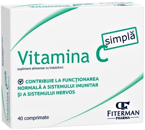 Poza cu Fiterman Vitamina C 180mg - 40 comprimate