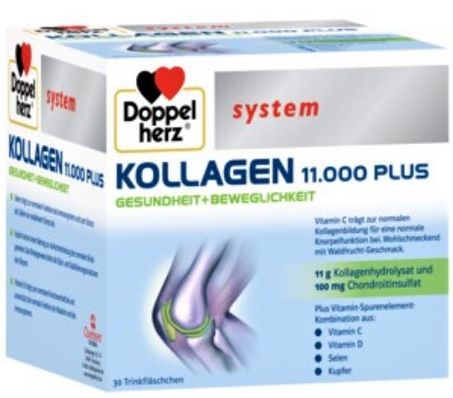 Poza cu Doppelherz System Kollagen 11000 Plus - 30 fiole buvabile