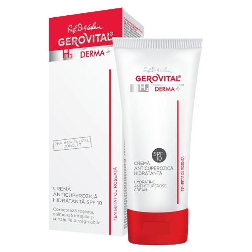 gerovital h3 derma+ crema anticup hid spf10 50ml