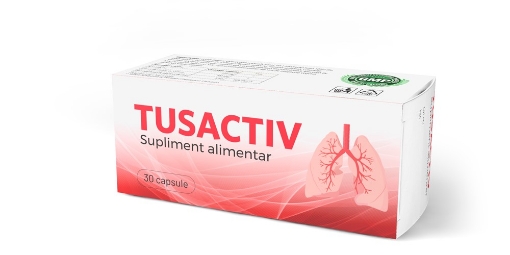Farmacom Tusactiv - 30 comprimate