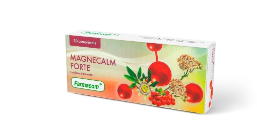 Poza cu Farmacom Magnecalm Forte - 30 comprimate