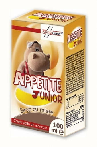 Farmaclass Appetite Junior Sirop Cu Miere - 100ml