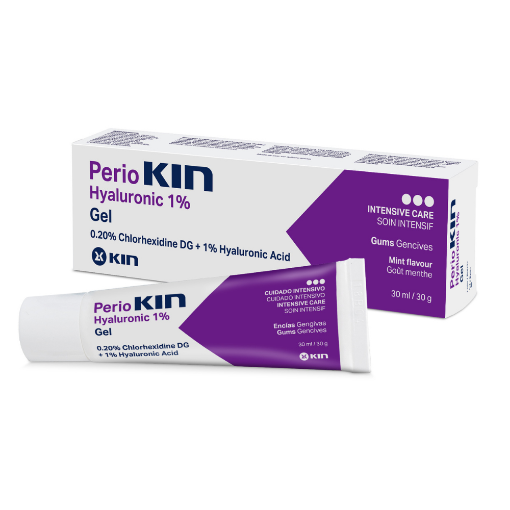 Poza cu kin periokin gel pentru gingii cu acid hialuronic 1% 30ml