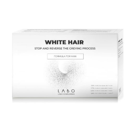 Poza cu LABO Crescina white hair tratament man - 40 fiole