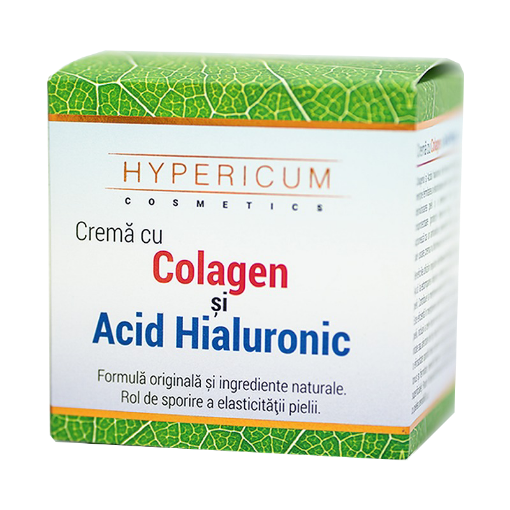 Poza cu hypericum crema colagen+acid hyaluronic 40g