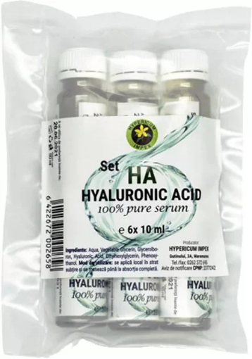 Poza cu hypericum set acid hyaluronic ctx6 buc 10ml
