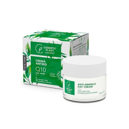 Cosmetic Plant Crema Antirid Zi Q10+ceai Verde 50ml