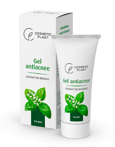 Poza cu cosmetic plant gel antiacnee cu extract de busuioc 30ml