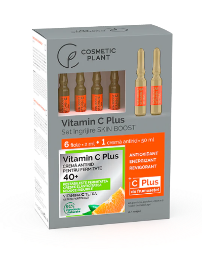 cosmetic plant vitamina c plus set ingrijire skin boost 40+