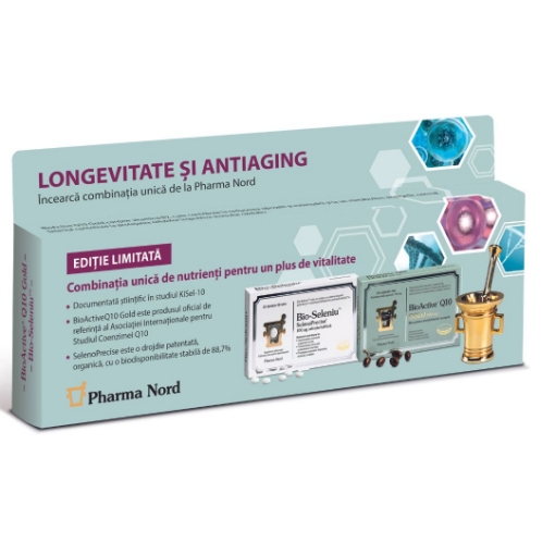 Pharma Nord Kit Longevitate Si Antiaging Editie Limitata - 1 Kit