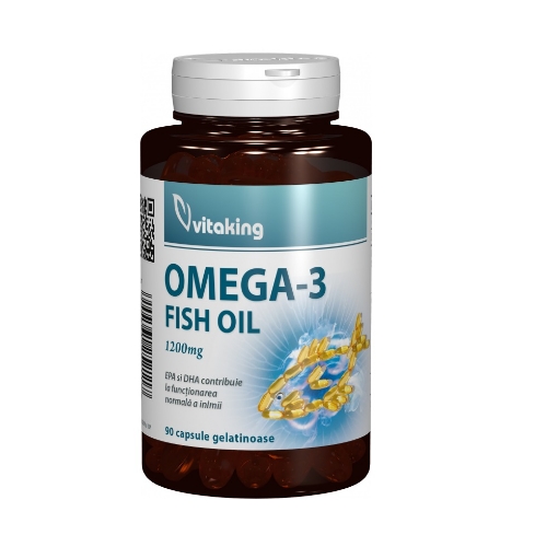 Poza cu vitaking omega-3 1200mg ctx90 cps