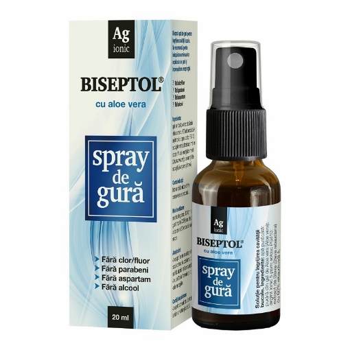 Dacia Plant Biseptol Spray De Gura Cu Aloe Vera - 20ml