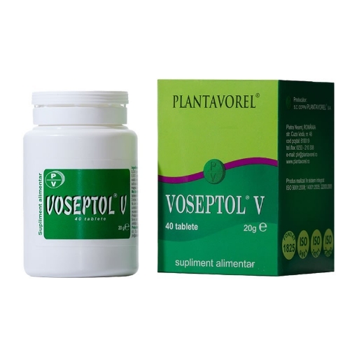 Poza cu Plantavorel Voseptol V - 40 tablete