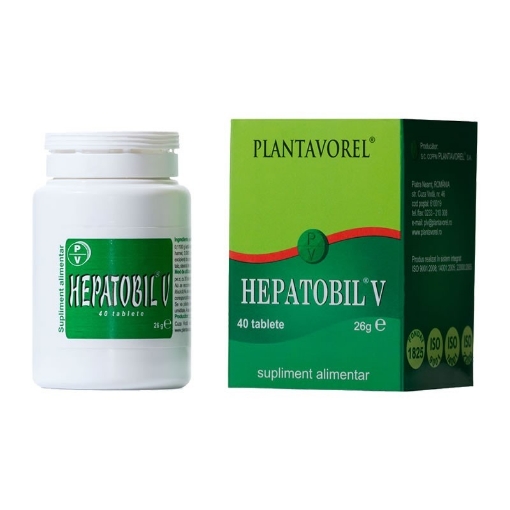 Plantavorel Hepatobil V - 40 Tablete