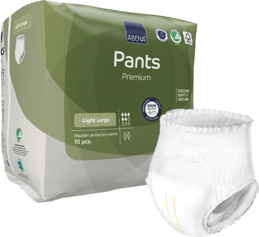 Abena Pants L0 Premium scutece pentru adulti cu absorbtie 900ml L - 15 bucati