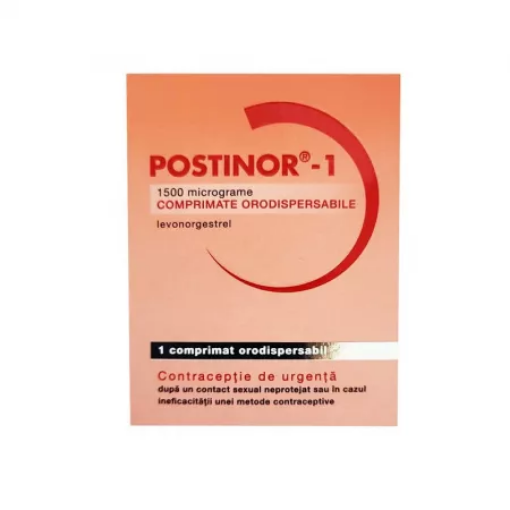 Postinor-1 1500mcg - 1 Comprimat Orodispersabil