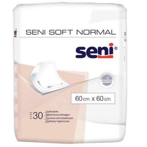 Poza cu Seni Soft normal aleze (paturici) 60cm/60cm - 30 bucati