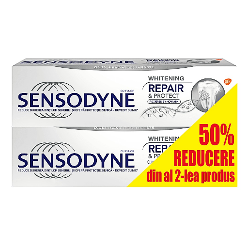 12793645 sensodyne pasta de dinti repair protect whitening 75ml pachet promo 11 la 50 reducere 510